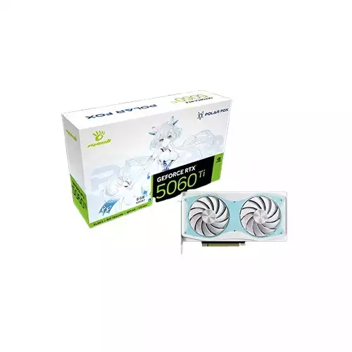 Manli Polar Fox GeForce RTX 5060 Ti OC 8GB GDDR7 Graphics Card