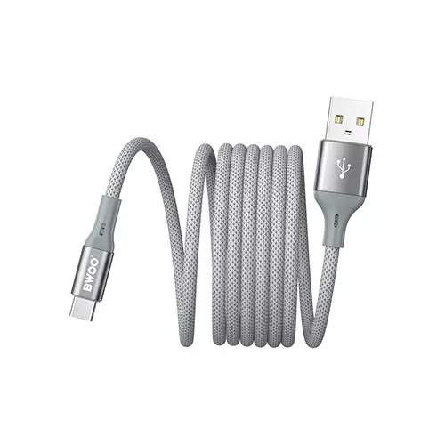 BWOO BO-X311C Magnetic 3A USB-A to Type-C Charging Cable-gallery-2