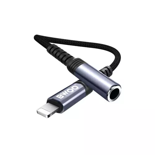 BWOO BZ-48 Lightning to 3.5mm AUX Audio Converter-gallery-2