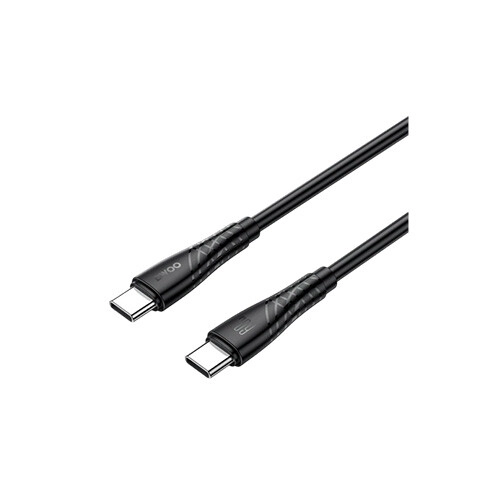 BWOO BO-X318C-C USB Type-C Male to Male Charging & Data Cable - Black 