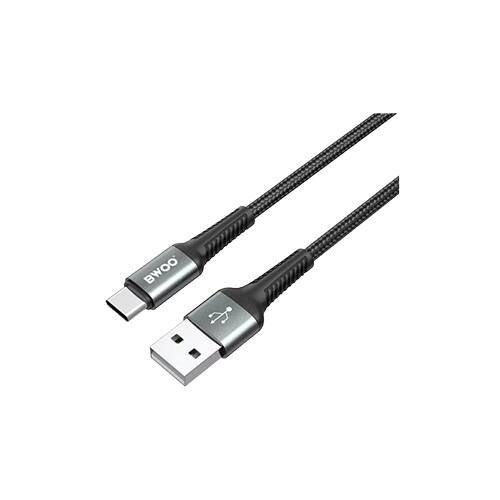 BWOO BO-X288C USB Male to USB Type-C 2M Black Cable