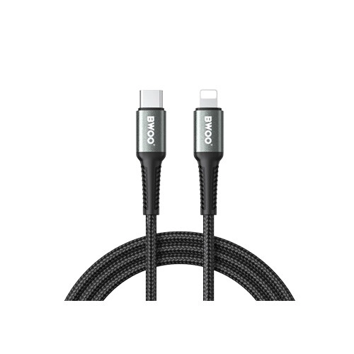 BWOO 1M BO-X288C-L PD 27W USB-C to Lightning Fast Charging Cable