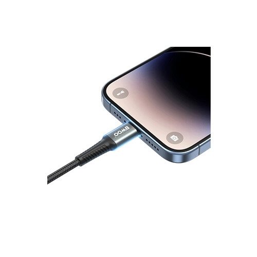 BWOO X288L USB To Lightening  Nylon 1M Cable - 3