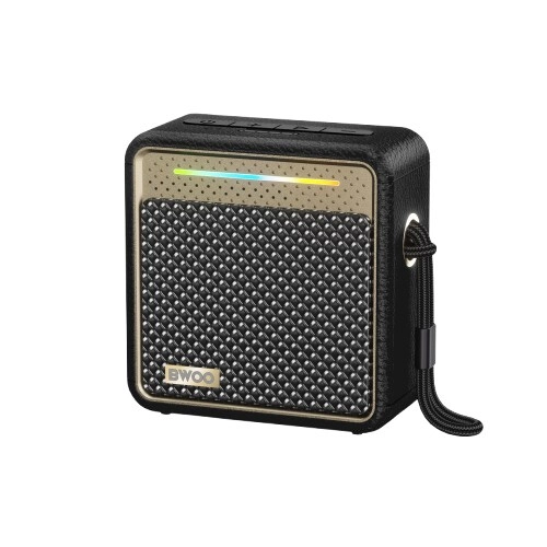 BWOO BO-BS96 IPX6 RGB Lights Wireless Speaker (Black)