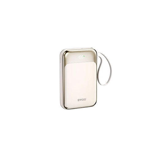 BWOO 10000mAh Magnetic Power Bank With Built-In Charging Cable - 2