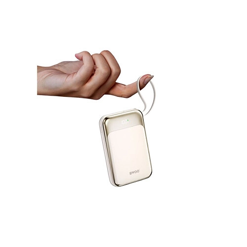 BWOO 10000mAh Magnetic Power Bank With Built-In Charging Cable - 3