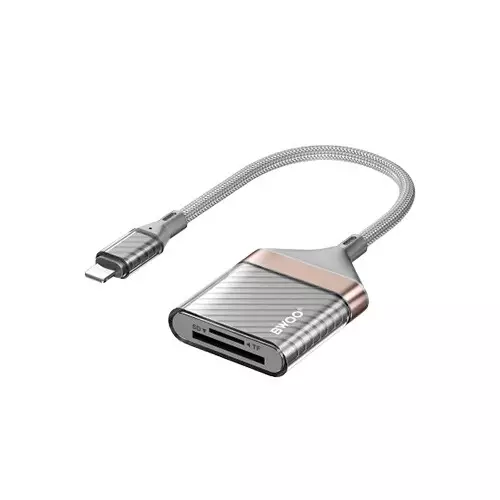 BWOO BO-BZ63 2-in-1 SD/TF Card Reader for iPhone