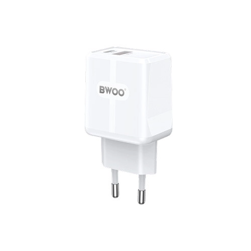 BWOO BO-CDA170 PD 20W USB-A + USB-C Fast Charger