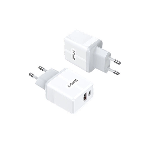 BWOO BO-CDA170 PD 20W USB-A + USB-C Fast Charger - 2