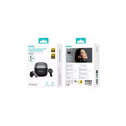 BWOO BO-BW41 BT 6.0 ENC Wireless Earbuds - 5