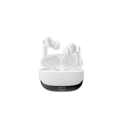 BWOO BO-BW40 Half-in-Ear ANC + ENC Wireless Earbuds White - 1
