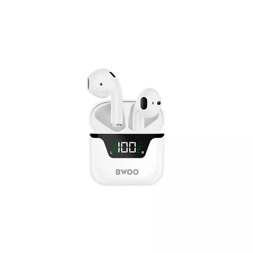 BWOO BO-BW50 Half-In-Ear with Digital Display Wireless Earbuds - 1