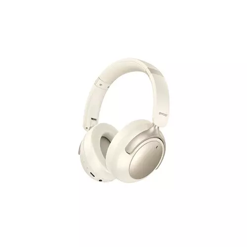 BWOO BO-BW589 Over Ear Foldable BT 5.4 ANC Wireless Headphones White