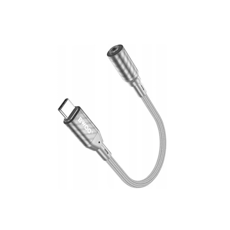 Bwoo BO-BZ65 USB Type-C Male to 3.5mm Female Audio Converter