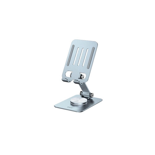 BWOO BO-ZJ144 Adjustable 360  Rotation Base Phone Stand (Silver) - 1
