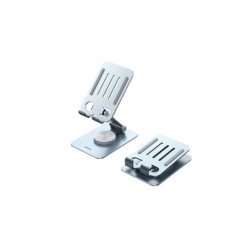 BWOO BO-ZJ144 Adjustable 360  Rotation Base Phone Stand (Silver) - 2