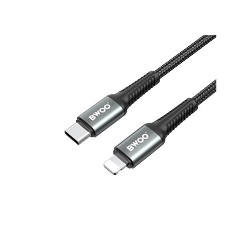 BWOO BO-X288C-L 2M PD 27W USB-C to Lightning Fast Charging Cable - 2