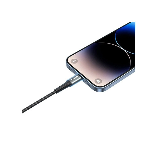BWOO BO-X288C-L 2M PD 27W USB-C to Lightning Fast Charging Cable - 4