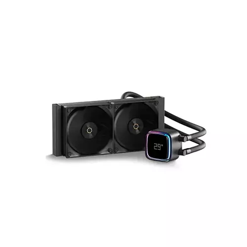 Ocypus Iota L24 BK 240mm AIO Liquid CPU Cooler With Dot-Matrix Digital Display