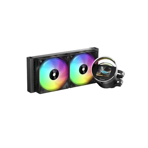 Ocypus Sigma L24 ARGB 240mm AIO Liquid CPU Cooler with Display (Black)