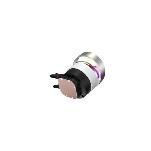 Ocypus Sigma L24 ARGB 240mm AIO Liquid CPU Cooler with Display (White) - 2