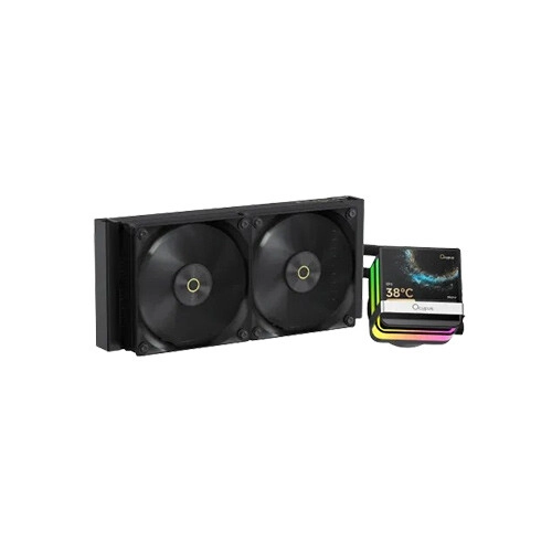 Ocypus Sigma L24 PRO 240mm AIO Liquid CPU Cooler with Display (Black)