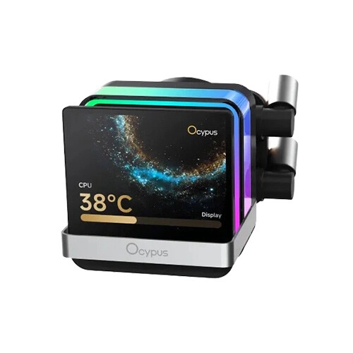 Ocypus Sigma L24 PRO 240mm AIO Liquid CPU Cooler with Display (Black) - 1