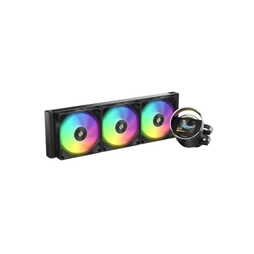 Ocypus Sigma L36 ARGB 360mm AIO Liquid CPU Cooler with Display (White)