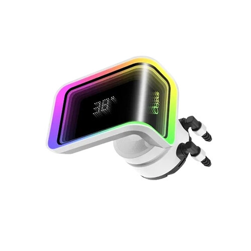 Ocypus Delta L36 Elite ARGB Digital 360mm AIO Liquid CPU Cooler (White) - 1
