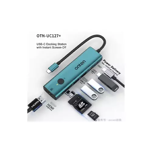 Onten OTN-UC127+ 7-in-1 USB-C Hub - 1