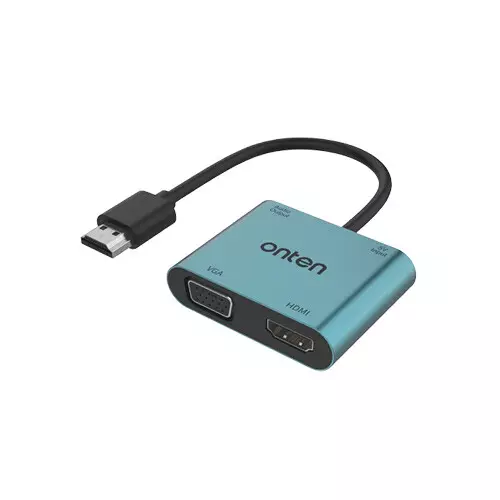 Onten 5166HV HDMI to HDMI+VGA Converter with Audio