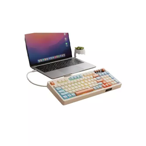 ONTEN OTN-KB201 WIRED BACKLIT Keyboard WITH Audio Control +Type-C OTG - 2
