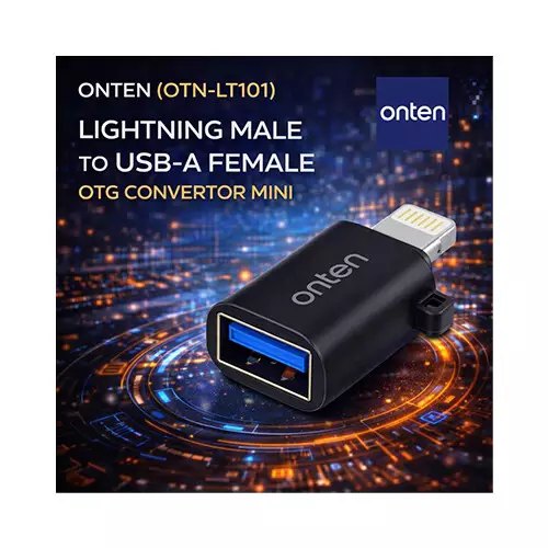 Onten OTN-LT101 Lightning to USB A 3.0 OTG Converter - 1
