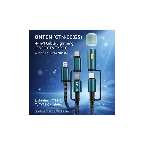 ONTEN OTN-CC325 4-in-1 60W Data Cable-gallery-1