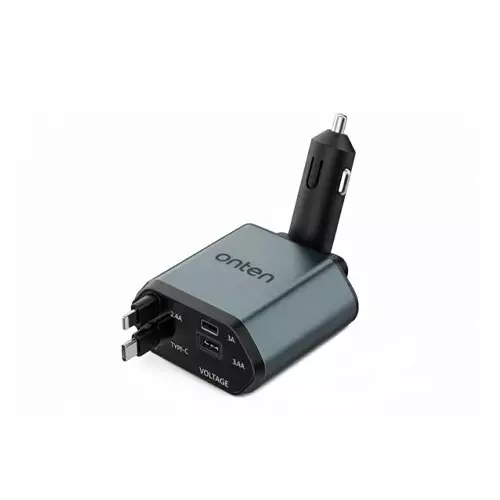 ONTEN OTN-CW71 TYPE-C & LIGHTNING CAR CHARGER