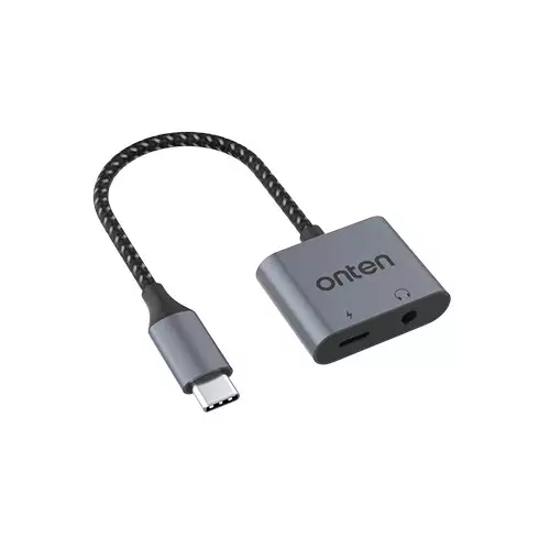 Onten OTN-288 Type-C TO 3.5MM Fast Charging Audio Converter