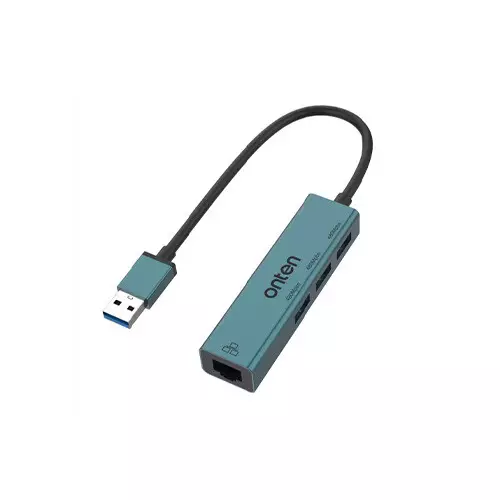 ONTEN OTN-5226 4 in 1 USB2.0*3 to RJ45 + USB3.0 Hub