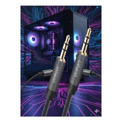 ONTEN OTN-A101 3.5mm 5 Meter Male Audio Cable - 1