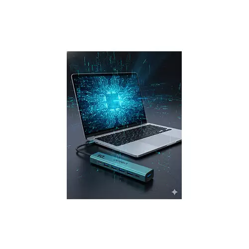 ONTEN OTN-UC615 Type-C To 6 in 1 Multiport Hub - 1