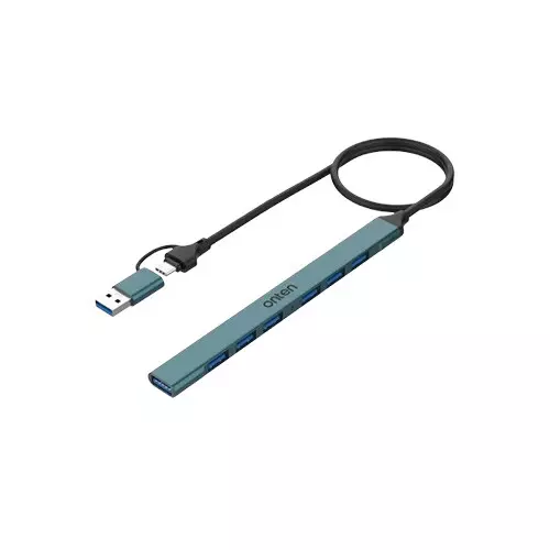Onten ONT-UCA9702 2 in 1 USB-C+USB 3.0 7 Port Hub