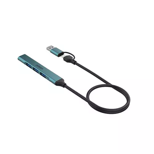 Onten OTN-UCA9701 2 in 1 4 Port USB Hub - 1