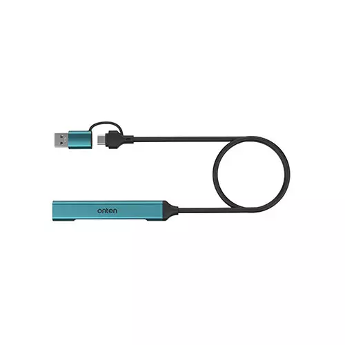 Onten OTN-UCA9701 2 in 1 4 Port USB Hub - 2