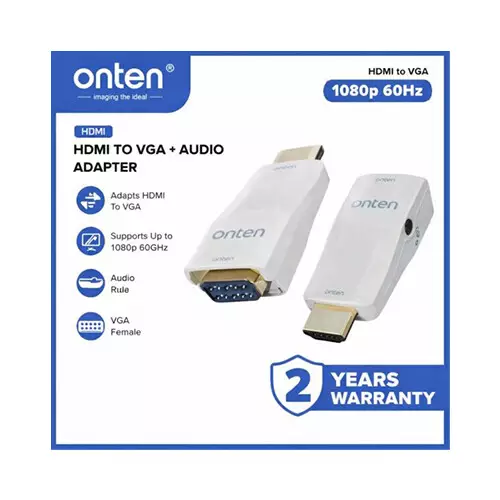 ONTEN OTN-5125 Male HDMI to Female VGA Convertor - 1