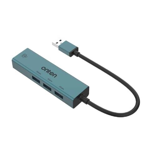 Onten OTN-5220 4-in-1 USB Hub with LAN Adapter - 1