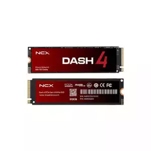 NCX Dash 4 512GB PCIe Gen 4.0 NVMe SSD