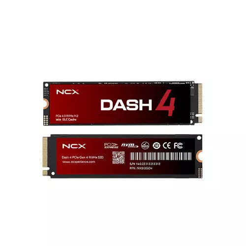NCX Dash 4  2TB PCIe Gen 4.0 NVMe SSD