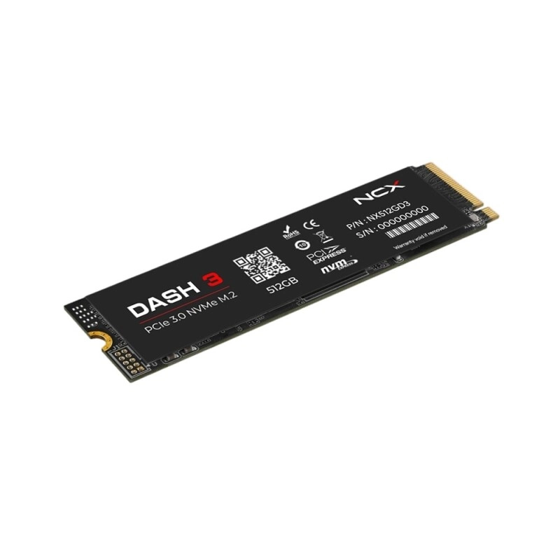 NCX Dash 3 128GB PCIe Gen 3.0 NVMe SSD with HMB Cache