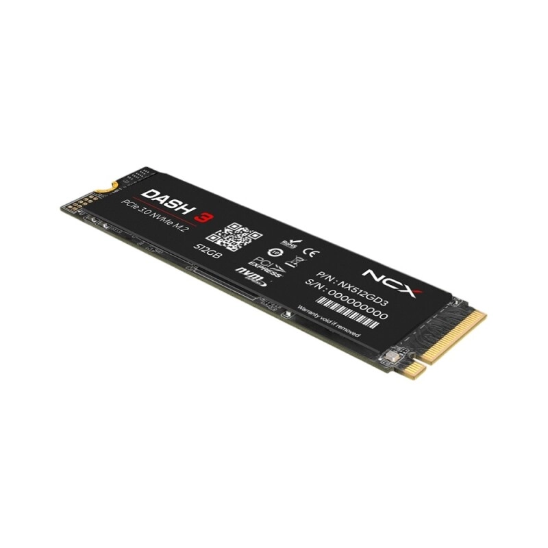 NCX Dash 3 128GB PCIe Gen 3.0 NVMe SSD with HMB Cache - 1