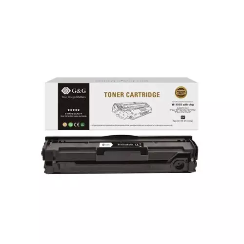 G&G W1107A Black Laser Toner With Chip