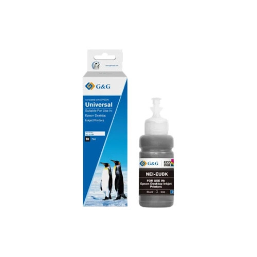 G&G 664/673 NEI-EUBK-70ml-A Bottle Ink - BLACK 